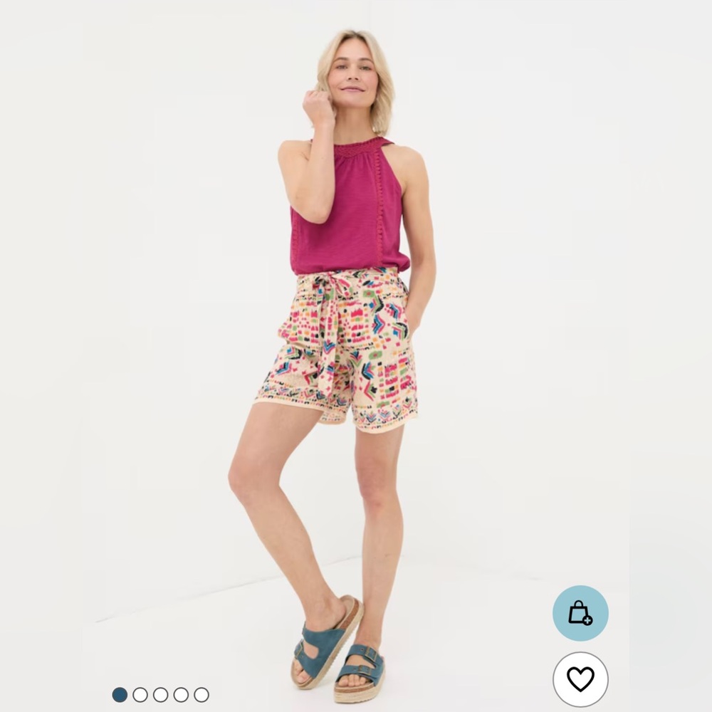 Faye Trail Marks short Multicolor‎ Patterned Women's Size US 12 NWT